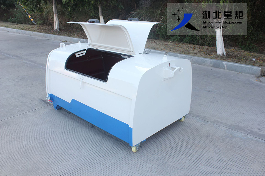 3立方户外勾臂垃圾清运箱 3立方户外勾臂垃圾清运箱