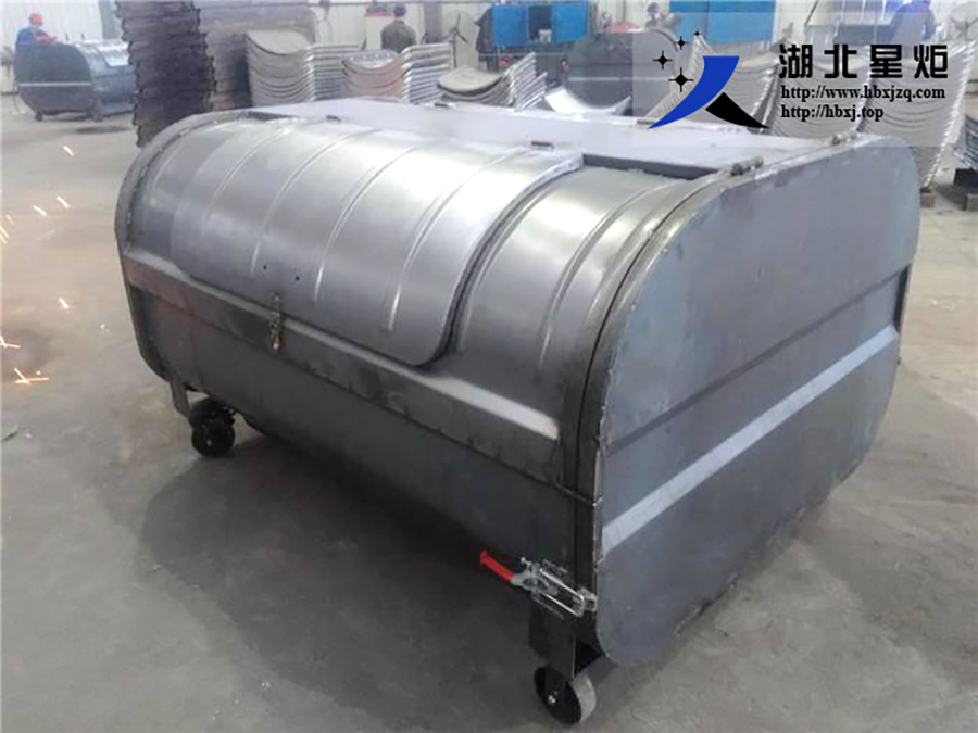3立方钩臂车载车用环卫垃圾箱半成品图片