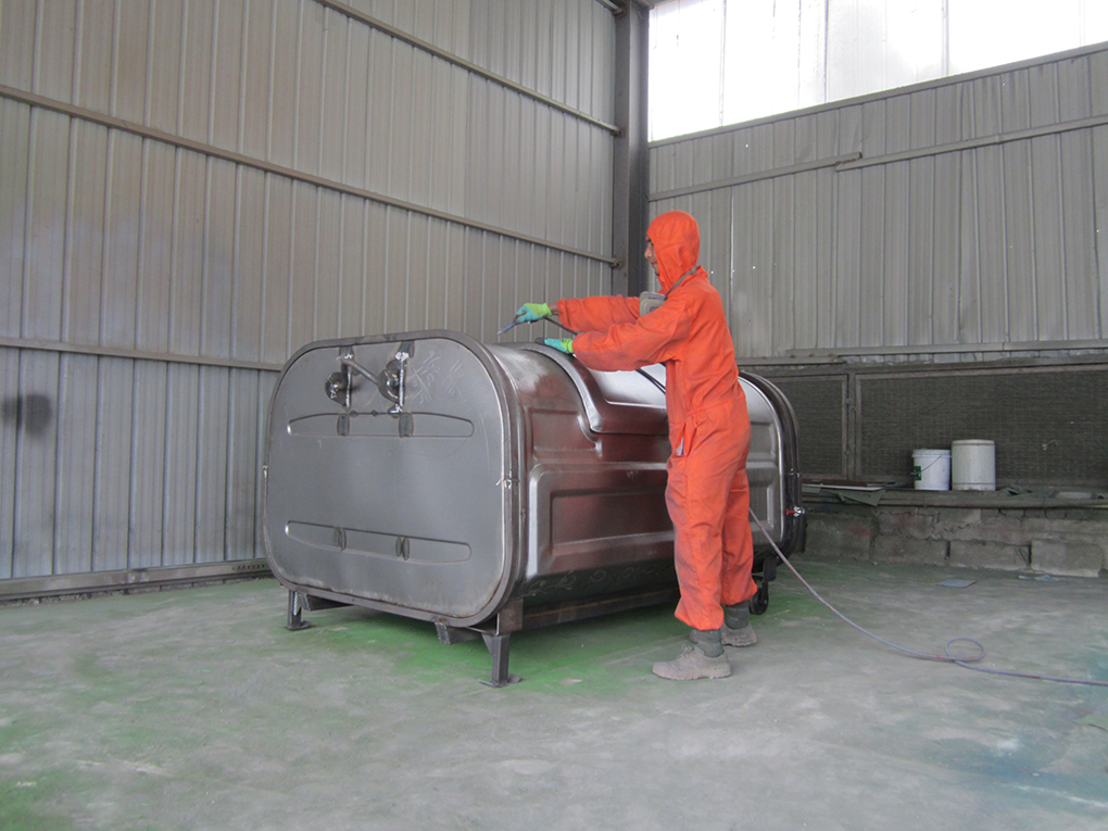 3立方勾臂箱 勾臂式垃圾斗